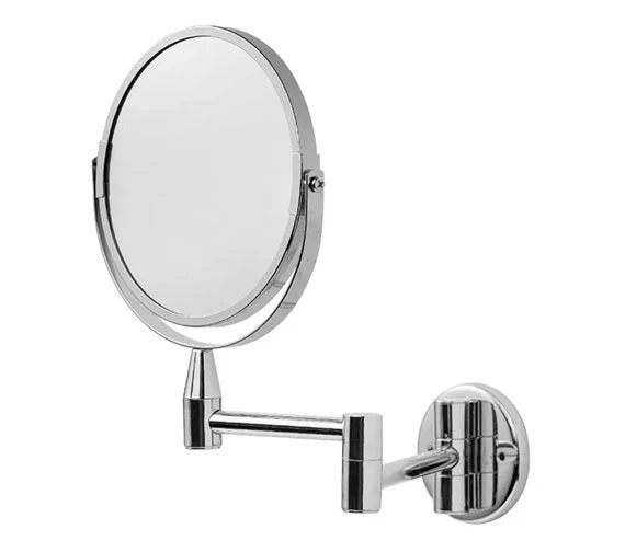 Croydex Britannia Wall Mounted Small Round 2X Magnifying Mirror 6 Croydex Britannia Wall Mounted Small Round 2X Magnifying Mirror - Image 4