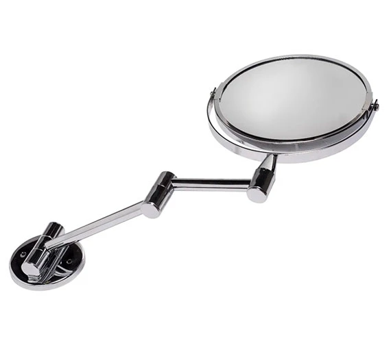 Croydex Britannia Wall Mounted Small Round 2X Magnifying Mirror 5 Croydex Britannia Wall Mounted Small Round 2X Magnifying Mirror - Image 3