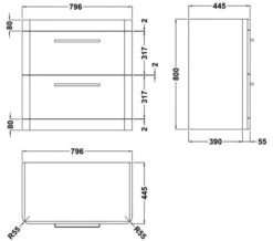 Hudson Reed Solar Floor-Standing Vanity Unit And Basin -Duravit Store M700 2022 8 8 7 55 1 929