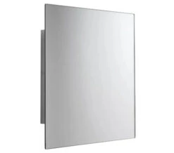 Croydex Dart Stainless Steel Square Door Mirror Cabinet
