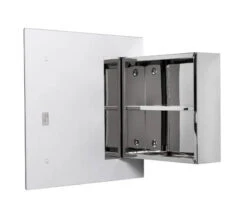 Croydex Dart Stainless Steel Square Door Mirror Cabinet -Duravit Store M700 2022 9 1 9 7 4 641