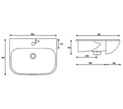 Roper Rhodes Note 560mm Semi-Countertop White Basin - N3SCBAS -Duravit Store M700 2022 9 13 11 25 59 362