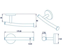 Croydex Hampstead Chrome Toilet Roll Holder -Duravit Store M700 2022 9 2 7 59 39 400