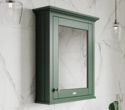 Hudson Reed Old London 600mm Single Door Mirror Cabinet