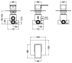 Nuie Windon Concealed 2-3-4 Way Diverter -Duravit Store M700 2022 9 20 11 58 47 127
