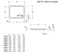 Duravit D-Code Acrylic Rectangular Shower Tray -Duravit Store M700 2022 9 20 16 13 56 824