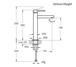 VitrA Origin Deck Mounted Tall Basin Mixer Tap -Duravit Store M700 2022 9 20 8 29 55 265