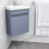 RAK Resort Wall Hung 450mm Wide Corner Matt White Vanity Unit With Basin -Duravit Store M700 2022 9 21 10 30 24 996