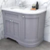 Burlington Freestanding 1000mm Left Hand Curved Corner Vanity Unit -Duravit Store M700 2022 9 21 10 31 34 793