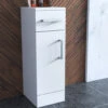 Nuie Mayford 250mm Wide Cupboard White Furniture Unit -Duravit Store M700 2022 9 21 10 31 37 58