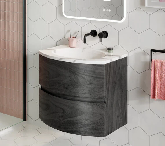 Crosswater Svelte Wall Mounted Two Drawer Unit 10 Crosswater Svelte Wall Mounted Two Drawer Unit - Image 8