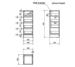 Kartell K-Vit Impakt 4 Drawer 830mm High Floor Standing Storage Unit -Duravit Store M700 2022 9 27 14 59 10 266