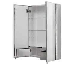 Croydex Colorado Stainless Steel Double Door Large Mirror Cabinet -Duravit Store M700 2022 9 28 10 4 34 841