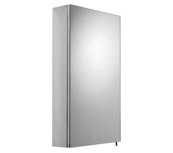 Croydex Colorado Stainless Steel Single Door Large Mirror Cabinet 5 Croydex Colorado Stainless Steel Single Door Large Mirror Cabinet - Image 3