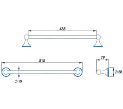 Croydex Westminster Single Towel Rail -Duravit Store M700 2022 9 5 11 59 0 261