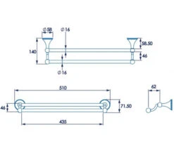 Croydex Westminster Single Towel Rail -Duravit Store M700 2022 9 5 11 59 11 537