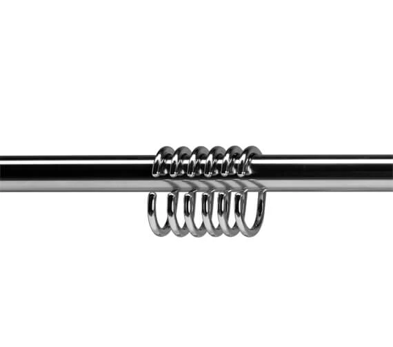 Croydex Superline Modular Shower Curtain Rail Kit Chrome - AD119041 4 Croydex Superline Modular Shower Curtain Rail Kit Chrome - AD119041 - Image 2