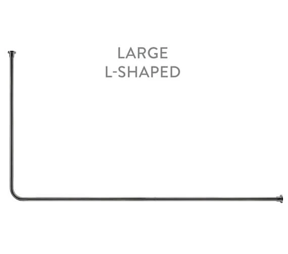 Croydex Superline Modular Shower Curtain Rail Kit Chrome - AD119041 9 Croydex Superline Modular Shower Curtain Rail Kit Chrome - AD119041 - Image 7