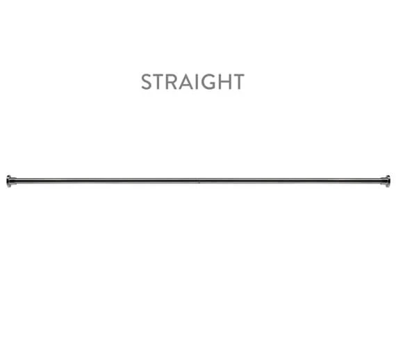 Croydex Superline Modular Shower Curtain Rail Kit Chrome - AD119041 10 Croydex Superline Modular Shower Curtain Rail Kit Chrome - AD119041 - Image 8