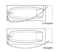 Croydex Luxury Curved Chrome Shower Curtain Rail Rod -Duravit Store M700 2022 9 5 7 39 53 845
