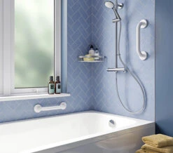 Croydex 300mm Stainless Steel Straight Grab Bar -Duravit Store M700 2022 9 8 10 4 25 420