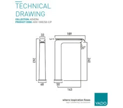 Vado Kovera Extended Chrome Mono Basin Mixer Tap -Duravit Store M700 2023 1 10 7 19 34 755