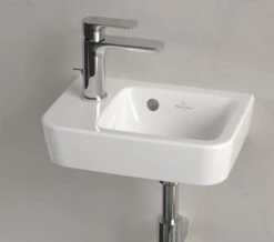 Villeroy & Boch Villeroy And Boch O.Novo 360mm 1 Taphole White Alpin Compact Basin With Overflow -Duravit Store M700 2023 1 11 13 8 30 80