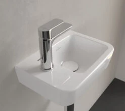 Villeroy & Boch Villeroy And Boch O.Novo 360mm 1 Taphole White Alpin Compact Basin With Overflow -Duravit Store M700 2023 1 11 13 8 59 546