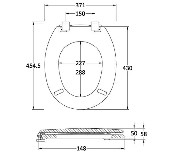 Hudson Reed Chancery Basin And Toilet Set White 8 Hudson Reed Chancery Basin And Toilet Set White - Image 6