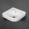 Villeroy & Boch Villeroy And Boch O.Novo 400mm 1 Taphole White Alpin Corner Basin With Overflow -Duravit Store M700 2023 1 11 8 12 41 123