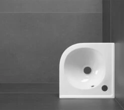 Villeroy & Boch Villeroy And Boch O.Novo 400mm 1 Taphole White Alpin Corner Basin With Overflow -Duravit Store M700 2023 1 11 8 14 7 731