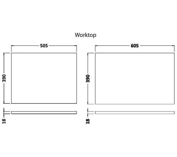 Nuie Athena Floor Standing 2 Door Cabinet With Worktop Or Basin 6 Nuie Athena Floor Standing 2 Door Cabinet With Worktop Or Basin - Image 4