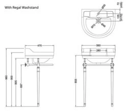 Burlington Edwardian Round 560mm Basin With Wash Stand -Duravit Store M700 2023 1 16 6 35 45 747