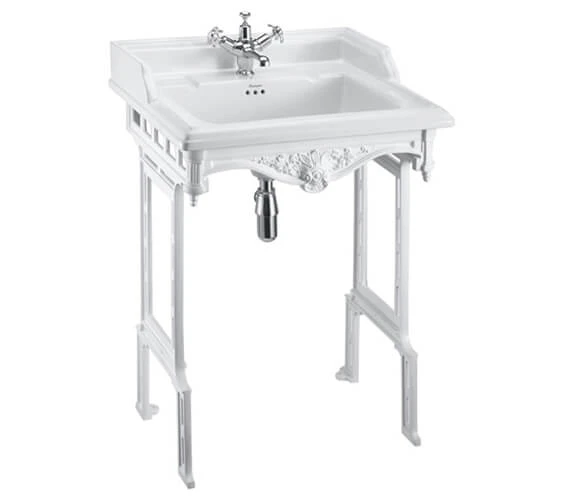 Burlington Classic Rectangular Washbasin With Aluminium Washstand 6 Burlington Classic Rectangular Washbasin With Aluminium Washstand - Image 4