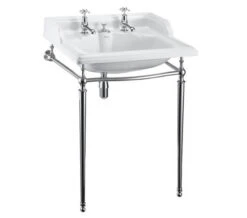 Burlington Classic White 2TH Basin With Invisible Overflow And Wash Stand -Duravit Store M700 2023 1 24 7 34 14 345