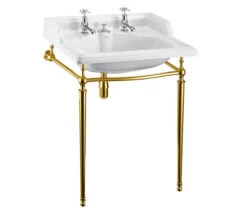 Burlington Classic White 2TH Basin With Invisible Overflow And Wash Stand -Duravit Store M700 2023 1 24 7 34 22 244