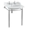 Burlington Classic White 2TH Basin With Invisible Overflow And Wash Stand -Duravit Store M700 2023 1 24 7 34 3 553