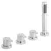 Vado Sense Chrome 4 Hole Bath Shower Mixer Set Without Spout -Duravit Store M700 2023 1 30 13 53 34 810