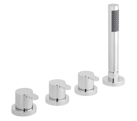Vado Sense Chrome 4 Hole Bath Shower Mixer Set Without Spout 3 Vado Sense Chrome 4 Hole Bath Shower Mixer Set Without Spout