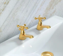 Deva Tudor Pair Of Basin Taps
