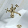 Burlington Gold Basin Mixer Tap With Click-Clack Waste Claremont Handles And Regent Base -Duravit Store M700 2023 1 4 12 33 26 367