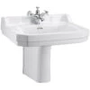 Burlington Edwardian 620mm White Rectangular Basin 2 Burlington Edwardian 620mm White Rectangular Basin -Duravit Store M700 2023 1 6 11 20 25 54