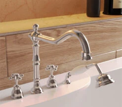 Tre Mercati Allora 4 Tap Hole Bath Shower Mixer Tap With Kit -Duravit Store M700 2023 2 10 12 2 36 511