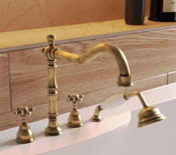 Tre Mercati Allora 4 Tap Hole Bath Shower Mixer Tap With Kit -Duravit Store M700 2023 2 10 12 2 55 541