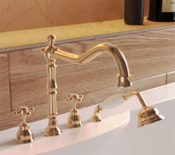 Tre Mercati Allora 4 Tap Hole Bath Shower Mixer Tap With Kit -Duravit Store M700 2023 2 10 12 3 38 709