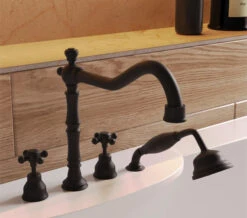 Tre Mercati Allora 4 Tap Hole Bath Shower Mixer Tap With Kit -Duravit Store M700 2023 2 10 12 3 49 911