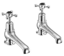 Burlington Chrome Pair Of Bath Taps With Claremont Handles -Duravit Store M700 2023 2 11 8 29 14 269