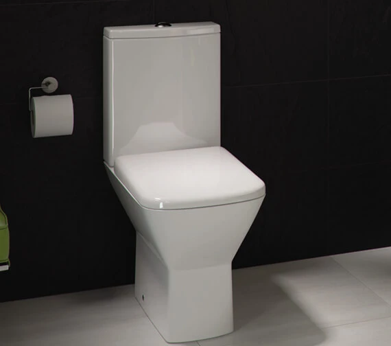 RAK Summit Close Coupled White WC With Soft-Close Seat - 650mm Projection 3 RAK Summit Close Coupled White WC With Soft-Close Seat - 650mm Projection