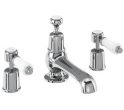 Burlington Chrome 3 Hole Basin Mixer Tap With Waste And Kensington Handle -Duravit Store M700 2023 2 23 12 52 4 882