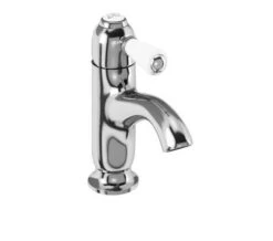 Burlington Chelsea Chrome Curved Mono Basin Mixer Tap